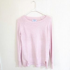 Old Navy Light Pink Crew Neck Sweater